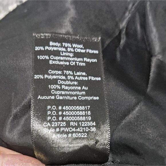 Aritzia Wilfred | Darmon wool checked blazer in Chalet/Black - Picture 10 of 10